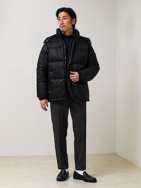 「アイテム（その他アウター）」を使った、OKAさん（メンズ・175cm）の冬コーディネート