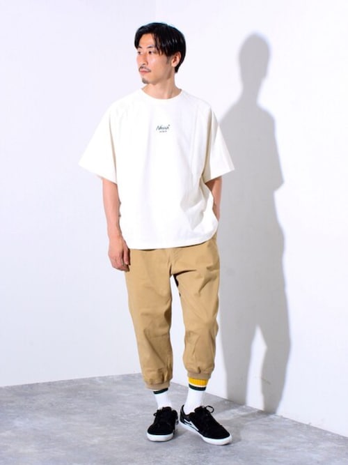 セール】【NANGA×GLOSTER】別注 ボックスロゴ バックプリント ラグラン