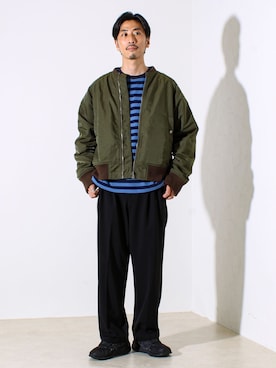 「アメカジ、冬コーデ」｜OKAさん（メンズ・175cm）の秋コーディネート