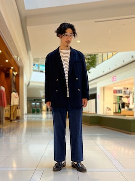 「GEVACO」｜「アイテム（ジャケット/アウター）」を使った、OKAさん（メンズ・175cm）の冬コーディネート