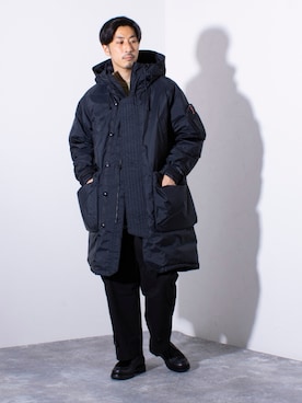 「KLEMAN（クレマン）のアイテム」を使った、OKAさん（メンズ・175cm）の秋コーディネート