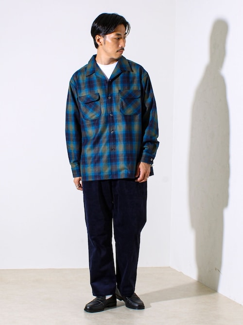 PENDLETON】-Crafted in Japan- Open Collar Shirt（シャツ/ブラウス