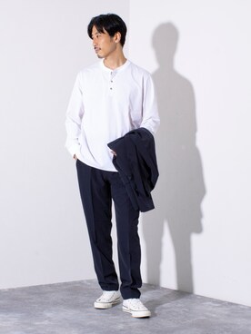 「gloster」｜OKAさん（メンズ・175cm）の秋コーディネート