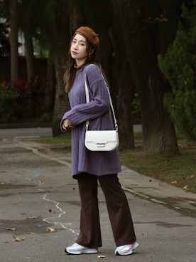 「#newbalance」｜yoga🦊さん（レディース・163cm）の冬コーディネート
