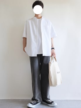 「Daniel Wellington（ダニエルウェリントン）のアイテム」を使った、みなみさん（メンズ・176cm）の夏コーディネート