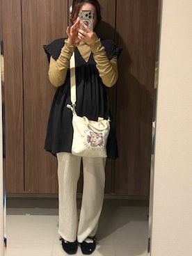 「OLUN（オルン）のアイテム」を使った、fuwa⑅◡̈*さん（レディース・163cm）の春コーディネート
