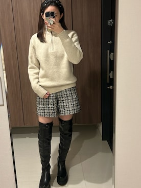 「PAGEBOY（ページボーイ）のアイテム」を使った、fuwa⑅◡̈*さん（骨格ナチュラル・レディース・161cm）の冬コーディネート