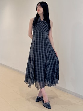「アイテム（パンプス）」を使った、AMIさん（レディース・158cm）の夏コーディネート