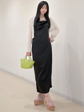 「MERCURYDUO（マーキュリーデュオ）のアイテム」を使った、AMIさん（レディース・158cm）の夏コーディネート