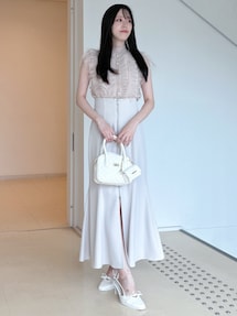 追加生産】チュールフリルニット｜マーキュリーデュオ（MERCURYDUO