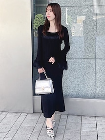 ファーボレロセットワンピース｜マーキュリーデュオ（MERCURYDUO