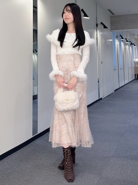 「イエベ春」｜AMIさん（レディース・158cm）の秋コーディネート