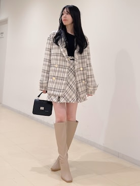 AMIさん（レディース・158cm）の秋コーディネート