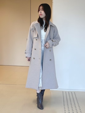 AMIさん（レディース・158cm）の冬コーディネート