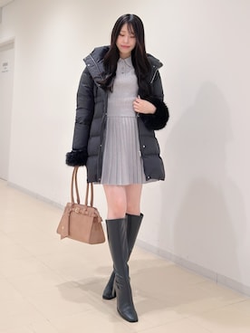 AMIさん（レディース・158cm）の冬コーディネート