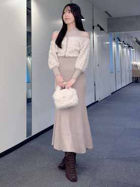 「イエベ春」｜AMIさん（レディース・158cm）の秋コーディネート