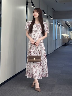 「MERCURYDUO（マーキュリーデュオ）のアイテム（パンプス）」を使った、AMIさん（レディース・158cm）の夏コーディネート