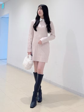 AMIさん（レディース・158cm）の冬コーディネート