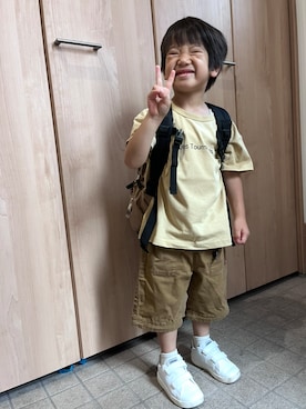 「アイテム（トップス）」を使った、kotaさん（キッズ・100cm）の夏コーディネート