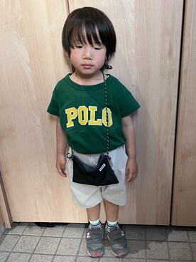 「POLO（ポロ）のアイテム」を使った、kotaさん（キッズ・90cm）の秋コーディネート