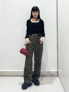 「FOREVER 21（フォーエバー トゥエンティーワン）のアイテム」を使った、マリナさん（レディース・156cm）の冬コーディネート