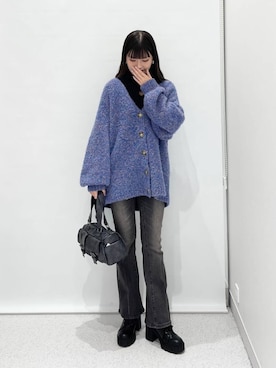 「FOREVER 21（フォーエバー トゥエンティーワン）のアイテム（シューズ）」を使った、マリナさん（レディース・156cm）の秋コーディネート