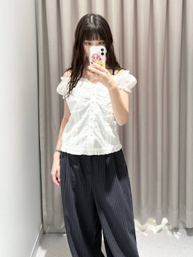 「FOREVER 21（フォーエバー トゥエンティーワン）のアイテム」を使った、マリナさん（レディース・156cm）の夏コーディネート