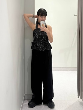 「アイテム（その他トップス）」を使った、マリナさん（レディース・156cm）の夏コーディネート