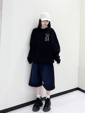 「HEREIAM（ヘレイアム）のアイテム」を使った、マリナさん（レディース・156cm）の秋コーディネート