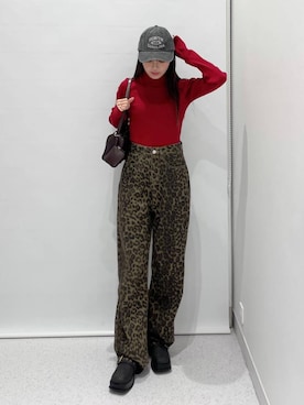 「FOREVER 21（フォーエバー トゥエンティーワン）のアイテム（シューズ）」を使った、マリナさん（レディース・156cm）の秋コーディネート