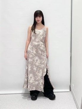 「FOREVER 21（フォーエバー トゥエンティーワン）のアイテム（パンツ）」を使った、マリナさん（レディース・156cm）の春コーディネート