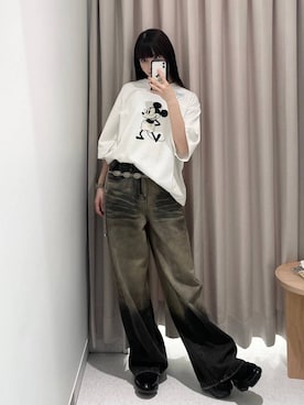 「アイテム（ファッション雑貨）」を使った、マリナさん（レディース・156cm）の春コーディネート