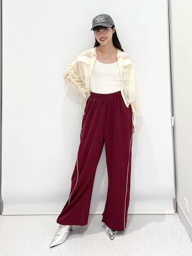 「FOREVER 21（フォーエバー トゥエンティーワン）のアイテム（シューズ）」を使った、マリナさん（レディース・156cm）の秋コーディネート