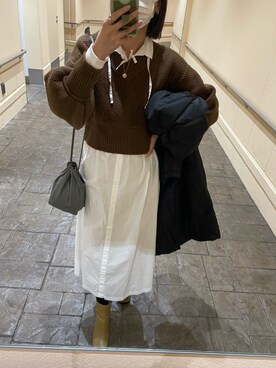 Chiaki_170さん（レディース・170cm）の冬コーディネート