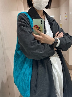 「stradivarius（ストラディバリウス）のアイテム（ジャケット/アウター）」を使った、Chiaki_170さん（レディース・170cm）の春コーディネート