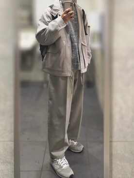 「LUCY（ルーシー）のアイテム（ブルゾン）」を使った、ゆっけさん（メンズ・165cm）の冬コーディネート