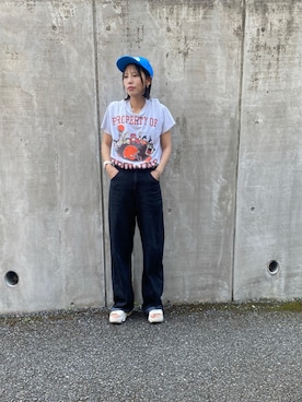 「ナイキ」｜まゆぅさん（レディース・155cm）の夏コーディネート