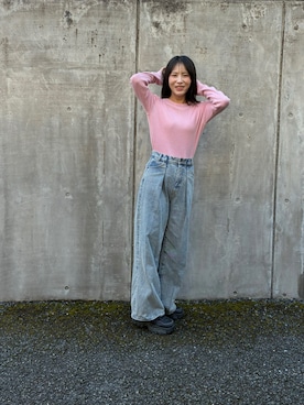 「Mackintosh（マッキントッシュ）のアイテム」を使った、まゆぅさん（レディース・155cm）の冬コーディネート