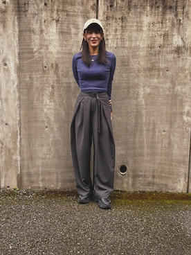 まゆぅさん（レディース・155cm）の秋コーディネート