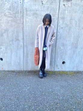 「ジャーナルスタンダード」｜まゆぅさん（レディース・155cm）の冬コーディネート