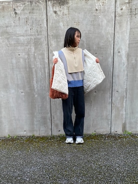 「Heather（ヘザー）のアイテム」を使った、まゆぅさん（レディース・155cm）の秋コーディネート