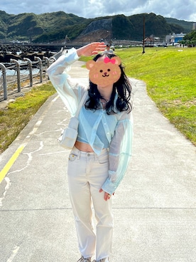 「アイテム（キャミソール）」を使った、chingchingさん（レディース・155cm）の秋コーディネート