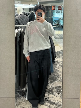 「アイテム（チノパンツ）」を使った、shotaさん（メンズ・177cm・10代）の秋コーディネート