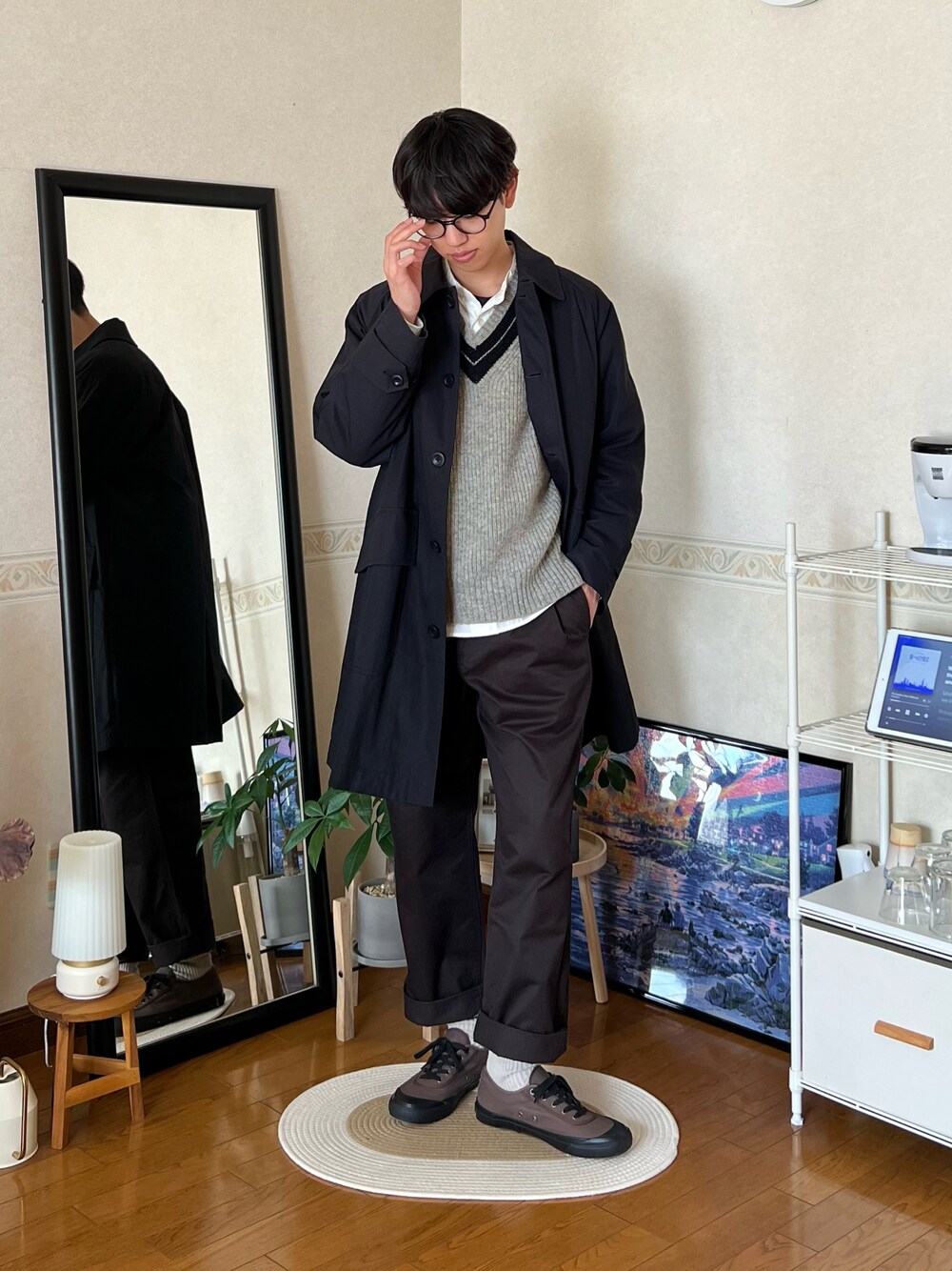 MHL.（エムエイチエル）の「PROOFED COTTON NYLON TWILL（ステンカラー
