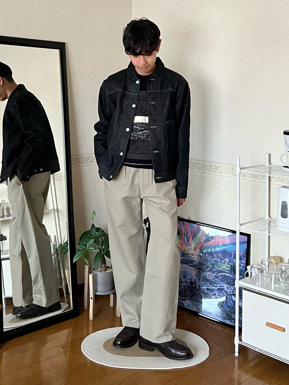 MARGARET HOWELLのデニムジャケットを使った人気ファッション