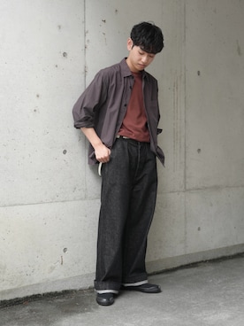 市川 昇さん(メンズ・169cm)の秋コーディネート