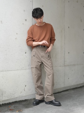 市川 昇さん(メンズ・169cm)の秋コーディネート
