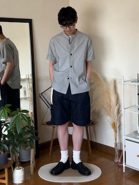 市川 昇さん（メンズ・169cm）の春コーディネート