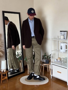 市川 昇さん（メンズ・169cm・20代）の秋コーディネート