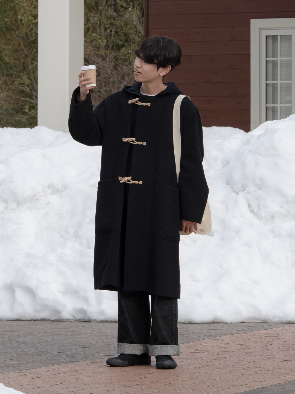 MHL.（エムエイチエル）の「HEAVY COTTON WOOL DRILL（ダッフルコート